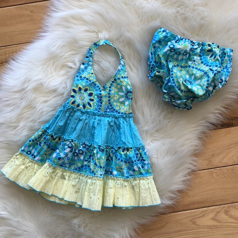 Baby Beri Halter Infant Dress with Dress